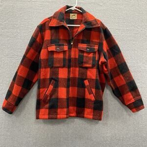 VTG Duxbak Buffalo Check Hunting Jacket Men’s Size XL Duck Lumberjack Plaid
